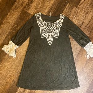 Emma Rose Olive Mini Dress